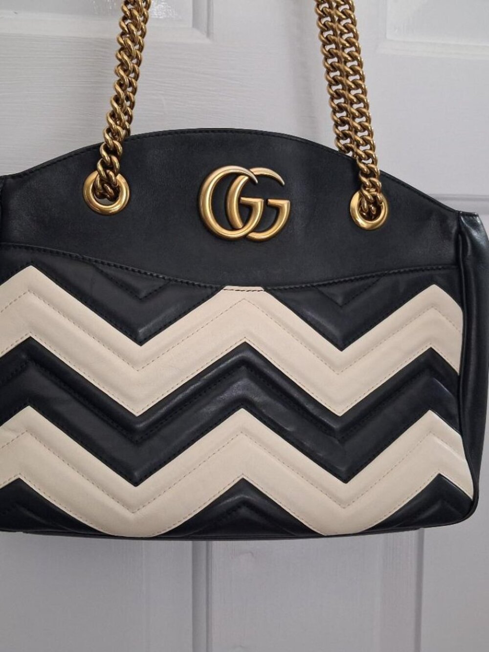 Auth GUCCI Marmont Matelasse GG Shoulder Bag - Picture 2 of 14